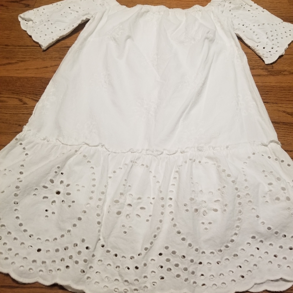 White boho tunic dress - Picture 3 of 7